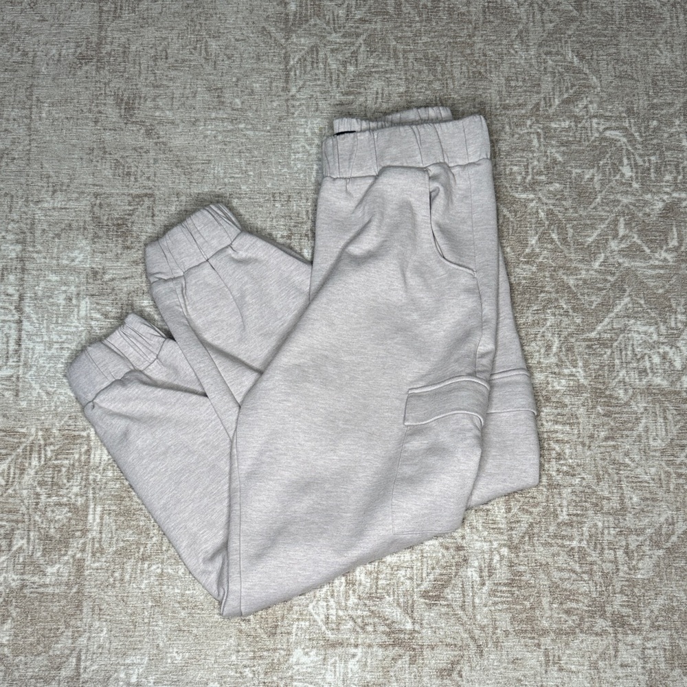 Express Light Gray Jogger Pants